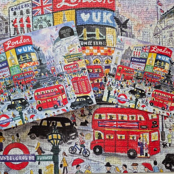 1000 Piece "London by Michael Storrings" Jigsaw Puzzle - Picture 4 of 4